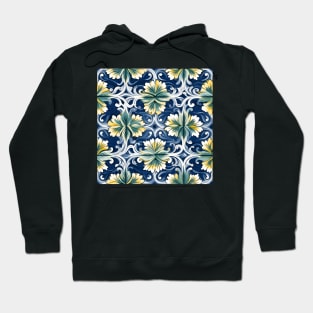 Italian Majolica Tile 30 Hoodie